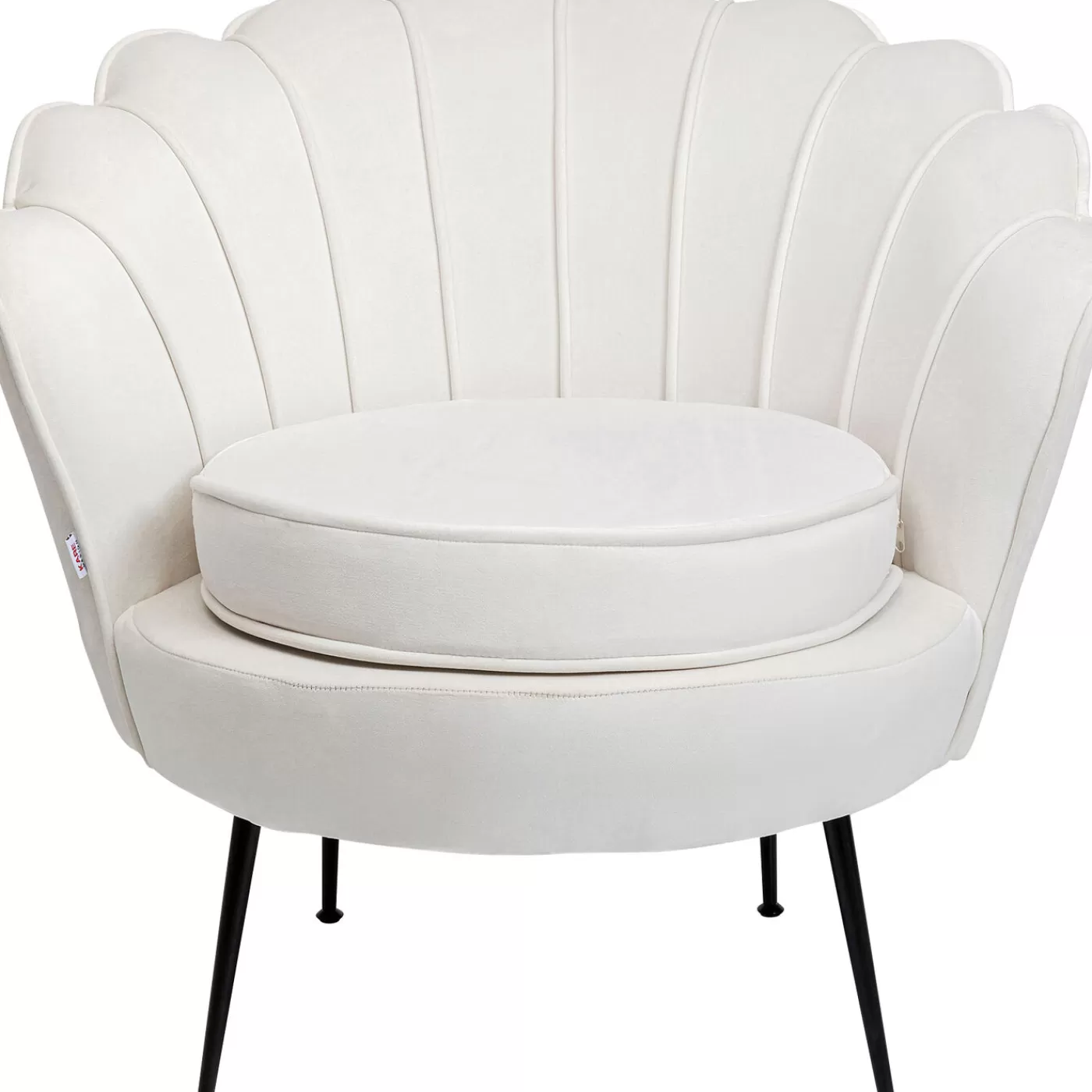 KARE Design Fauteuil Water Lily Noir Beige