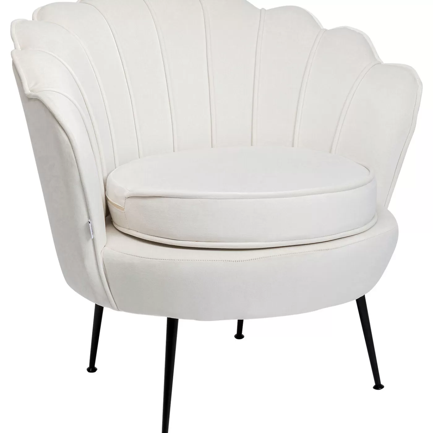 KARE Design Fauteuil Water Lily Noir Beige