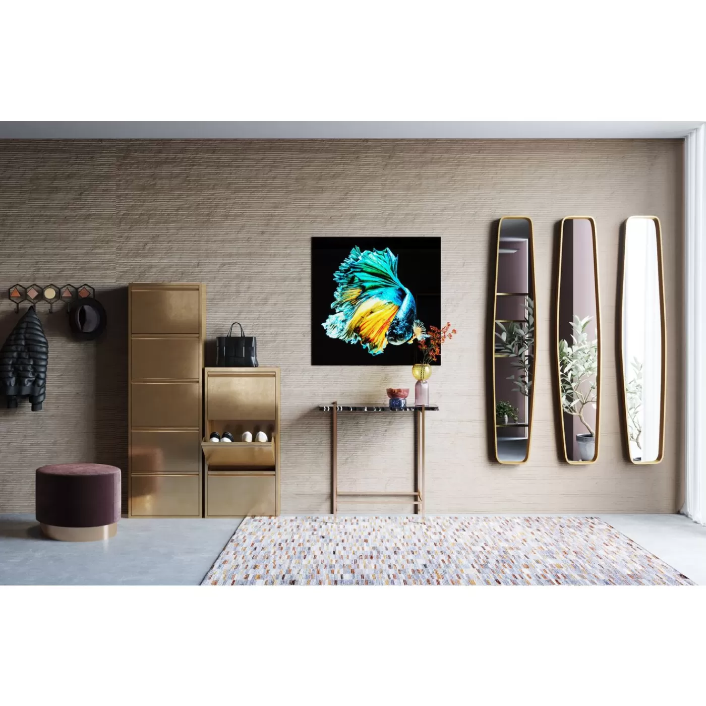 KARE Design Garderobe Murale Zelda 59Cm