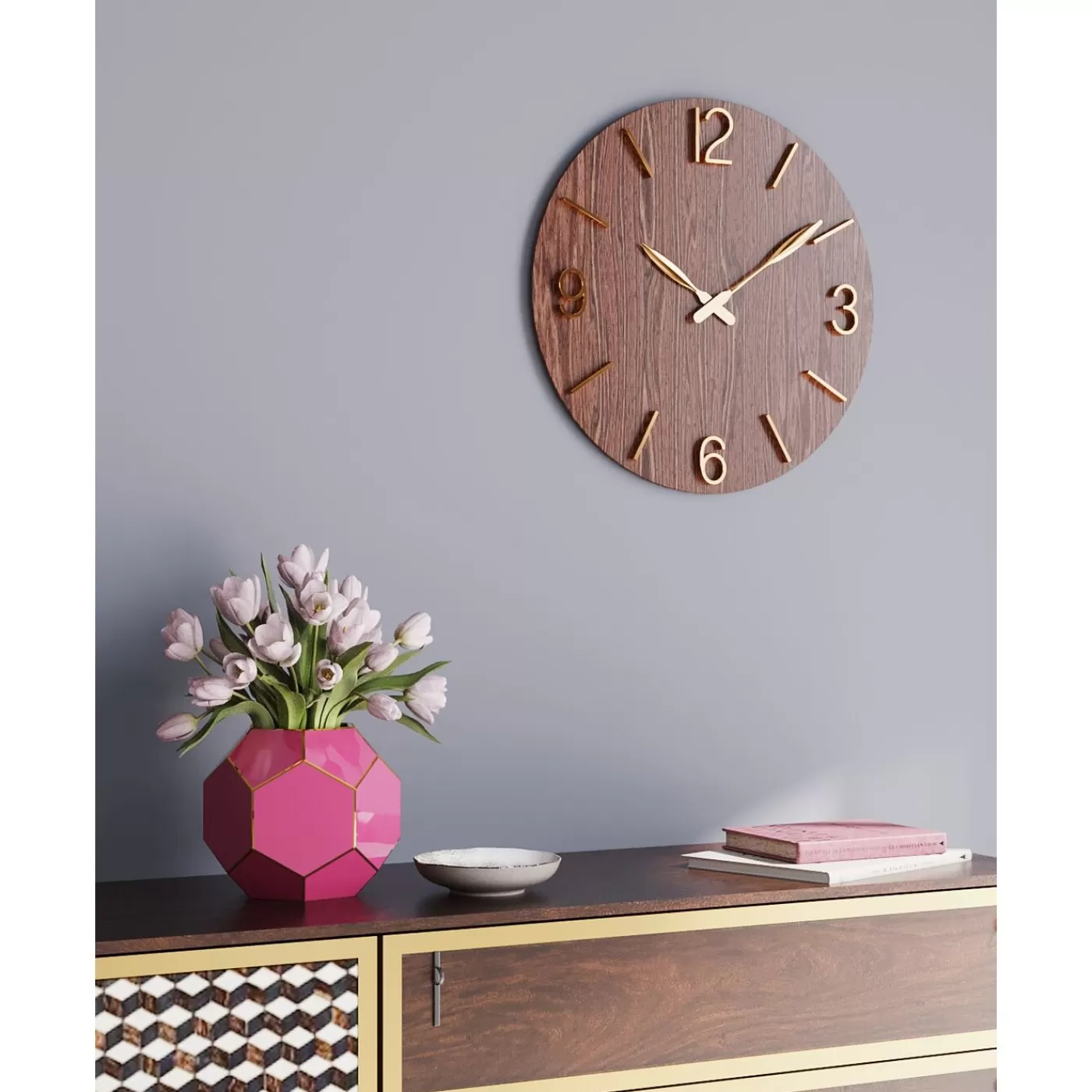 KARE Design Horloge Mural Bruno O50Cm