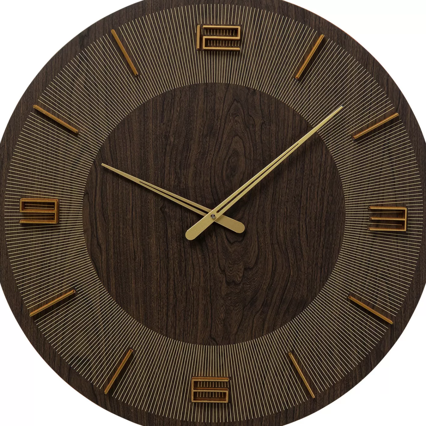 KARE Design Horloge Murale Levi Marron O60Cm