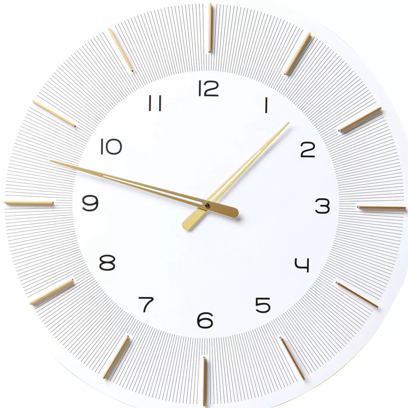 KARE Design Horloge Murale Lio Blanc O60Cm