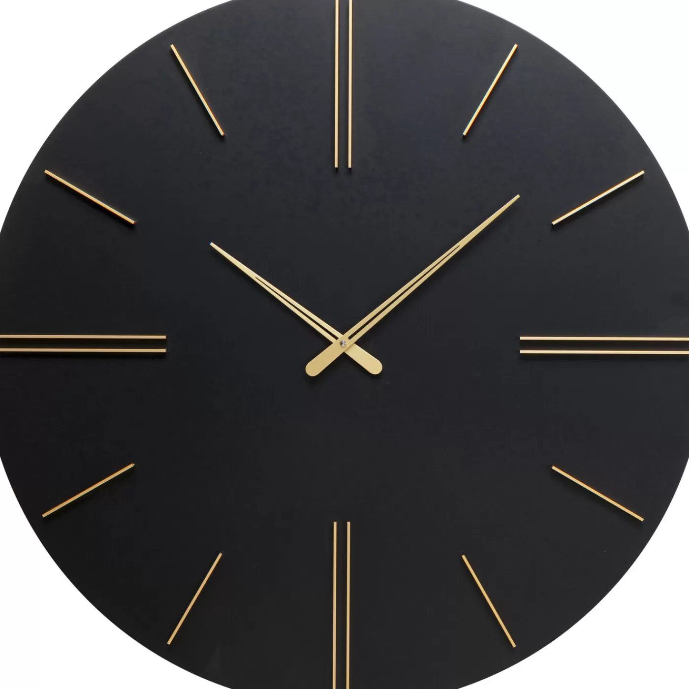 KARE Design Horloge Murale Luca Noir O70Cm