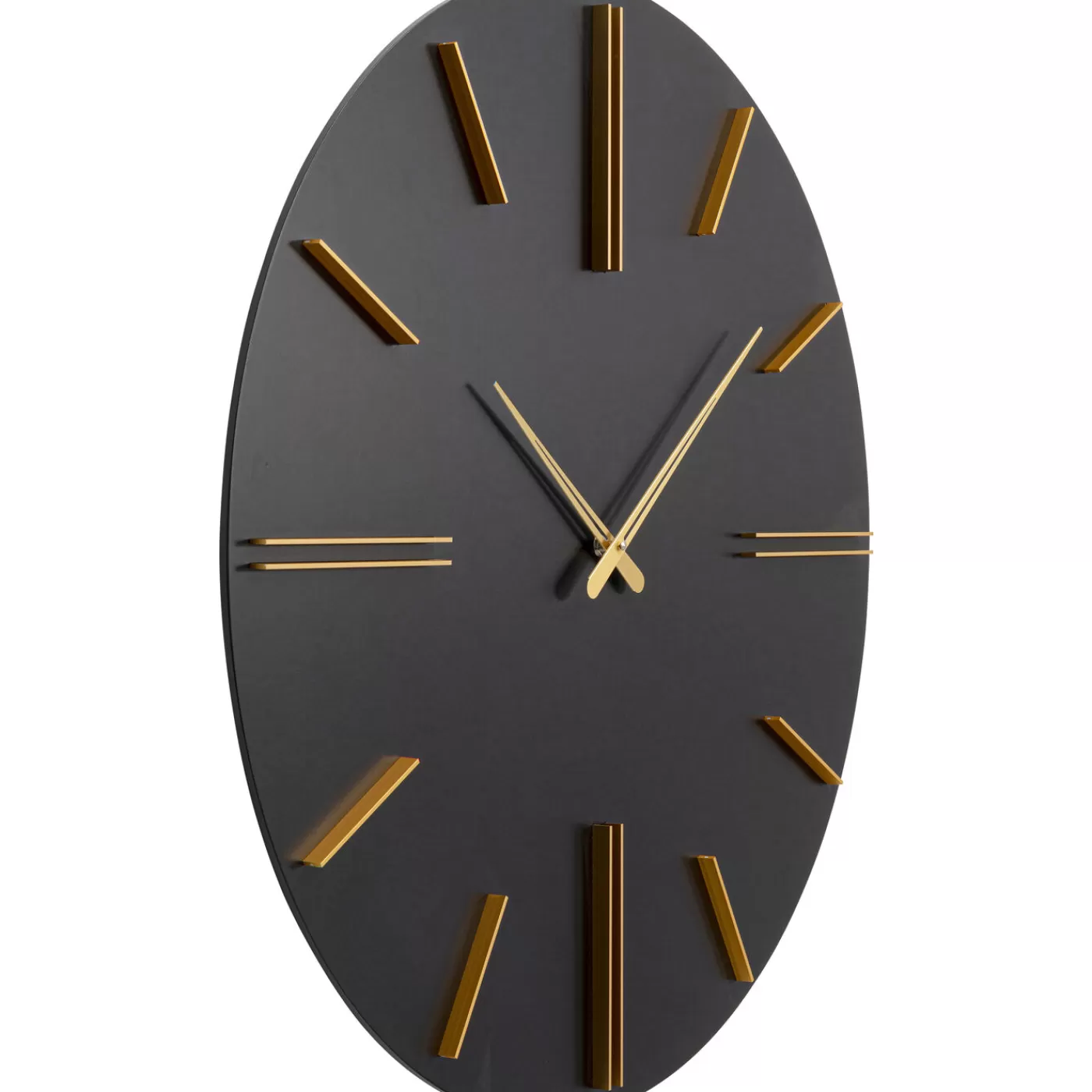 KARE Design Horloge Murale Luca Noir O70Cm