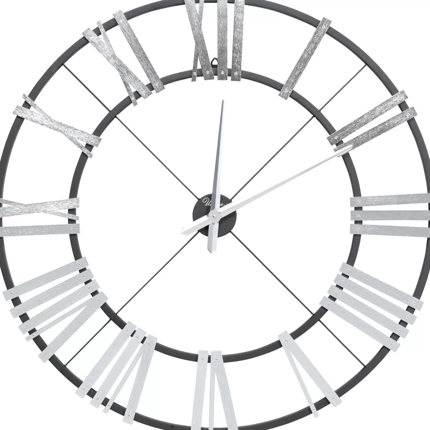 KARE Design Horloge Murale Nevio Argente O95Cm