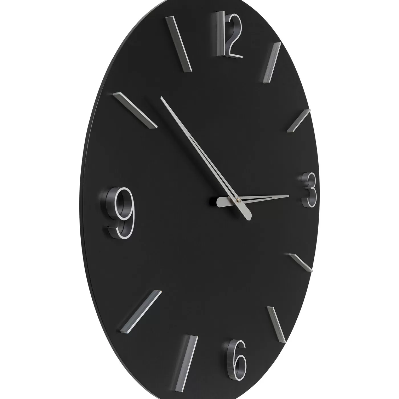 KARE Design Horloge Murale Oscar Noir O60Cm