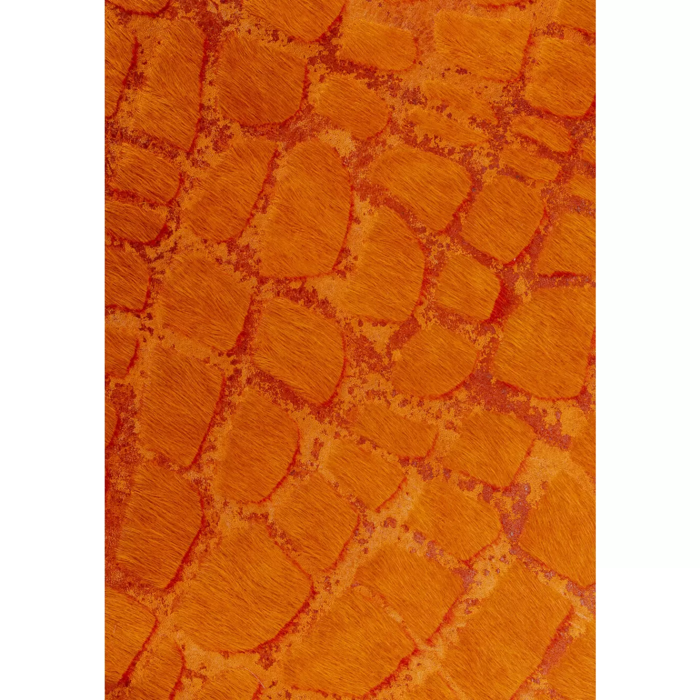 KARE Design K&F Tapis Croco Orange 167X226Cm