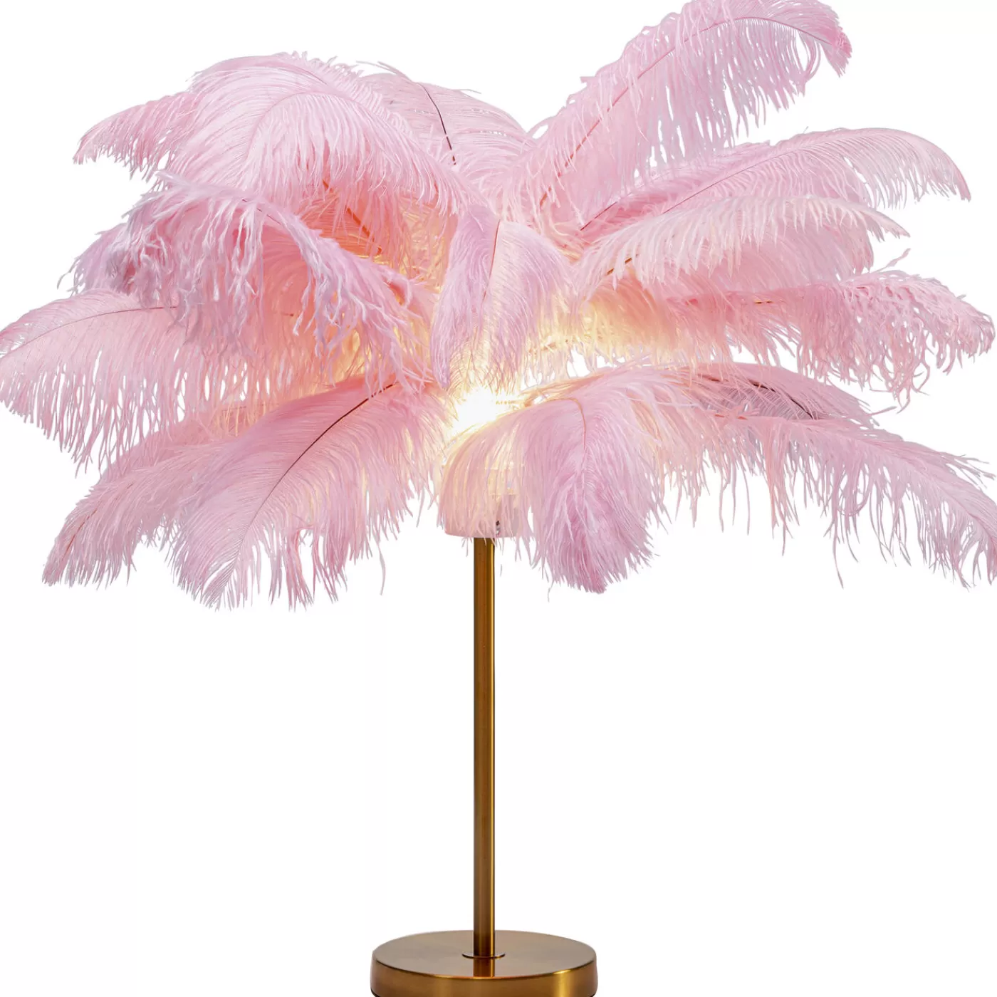 KARE Design Lampe A Poser Feather Palm Fuchsia 60Cm