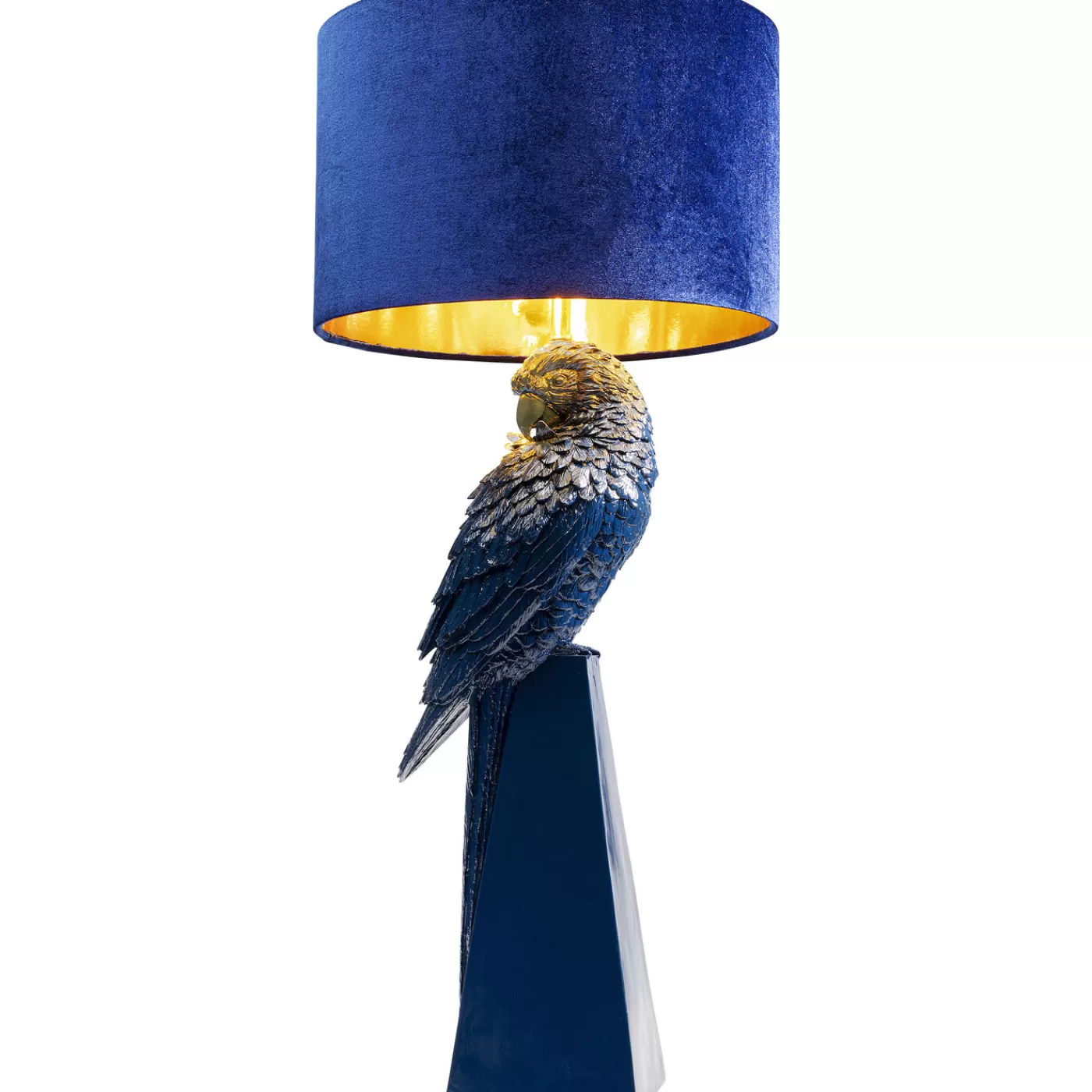 KARE Design Lampe A Poser Parrot Bleu 84Cm