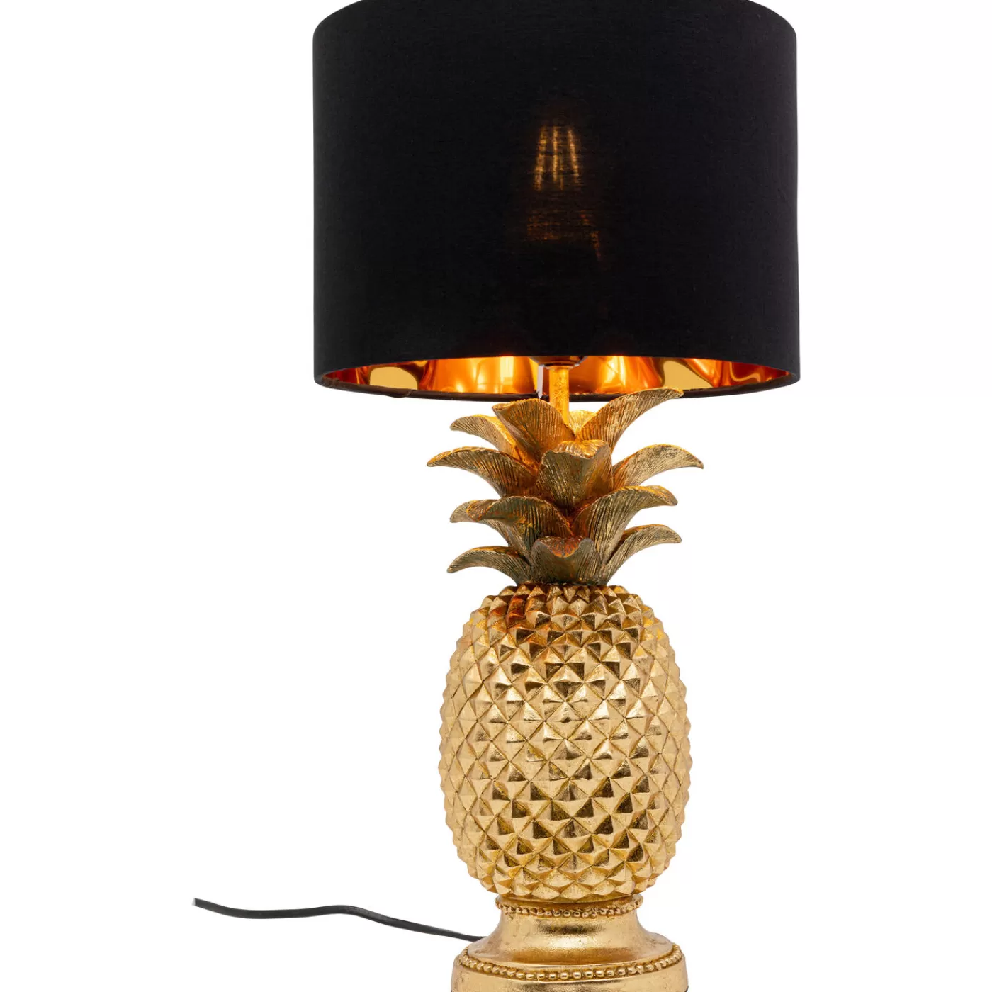 KARE Design Lampe A Poser Pineapple Dore 47Cm