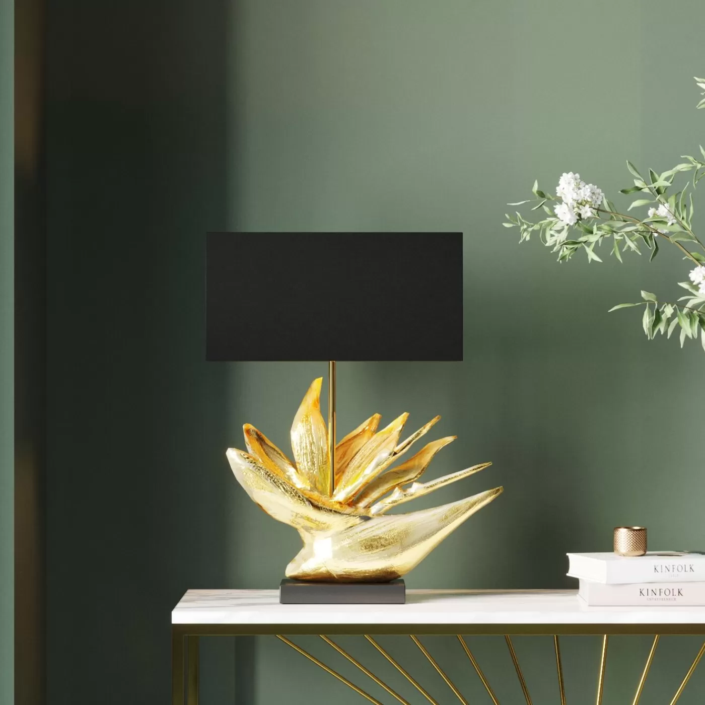 KARE Design Lampe A Poser Tropical Flower