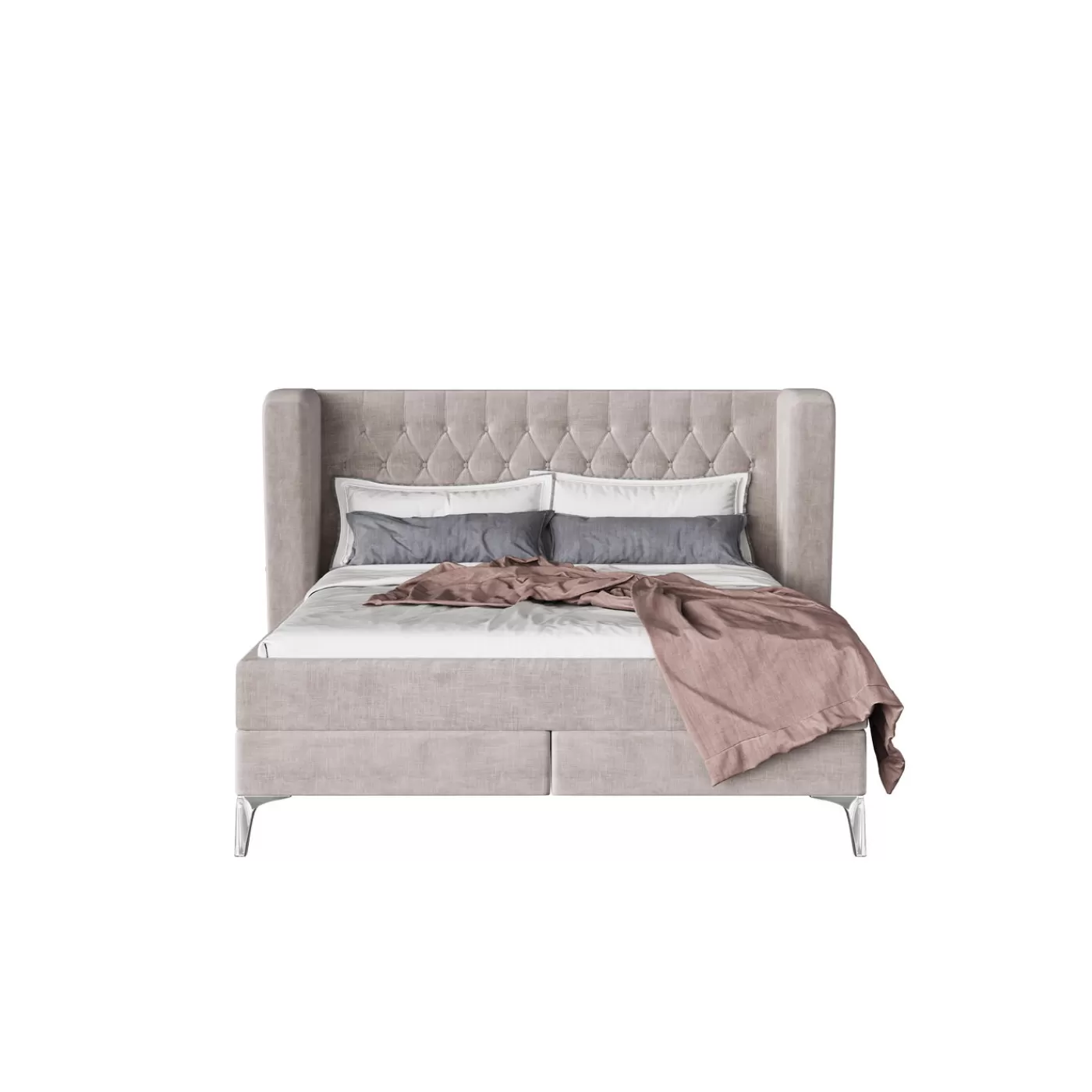 KARE Design Lit Boxspring Benito Moon Creme 180X200