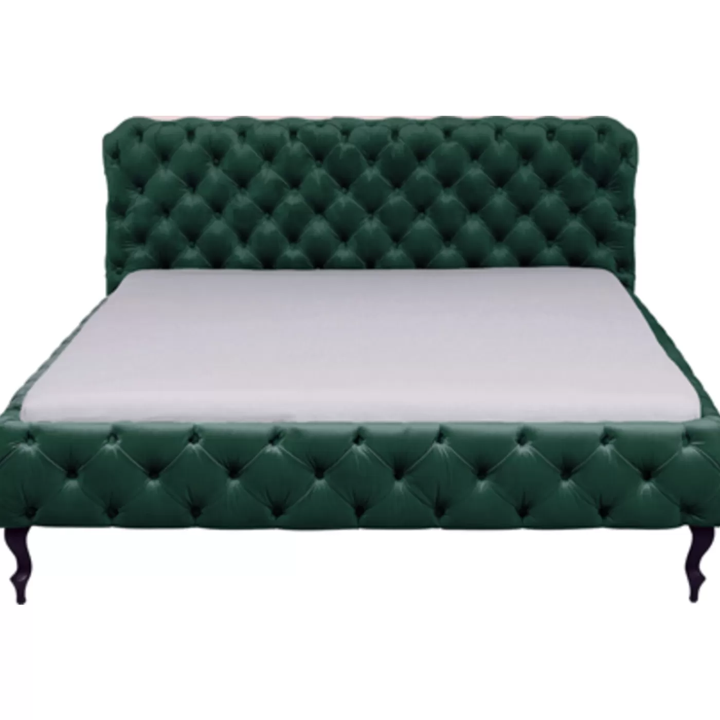 KARE Design Lit Desire Velours Vert 160X200Cm