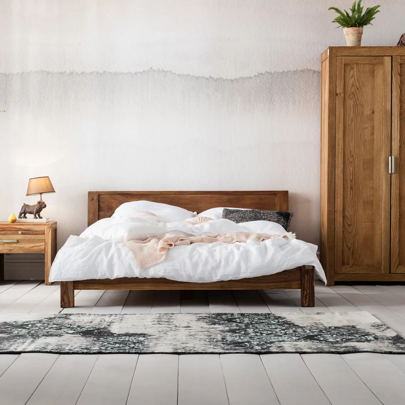 KARE Design Lit En Bois Authentico 160X200