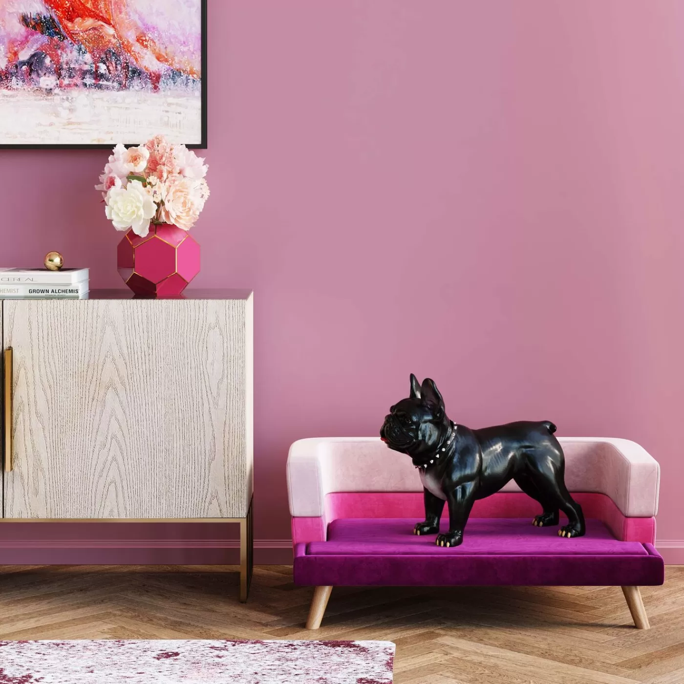 KARE Design Lit Pour Chien/Chat Princess Rose