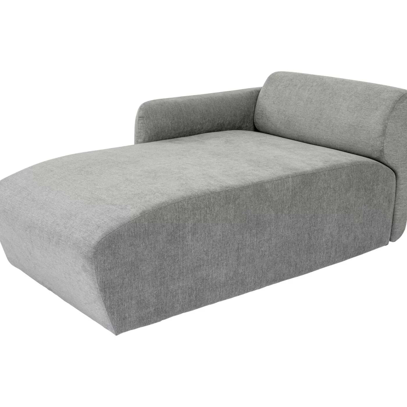 KARE Design Lucca Element D Ottomane Gris Gauche 90Cm