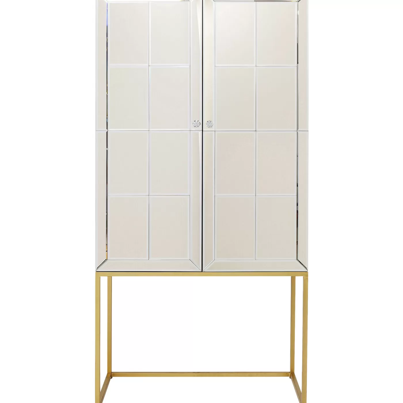 KARE Design Meuble Bar Luxury Champagne 89X181Cm