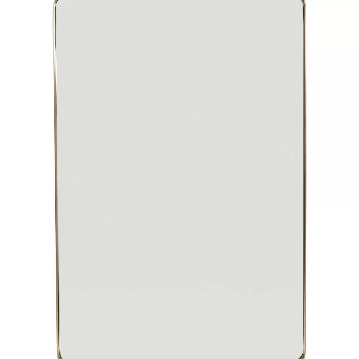 KARE Design Miroir Curve Rectangulaire Laiton 80X120Cm