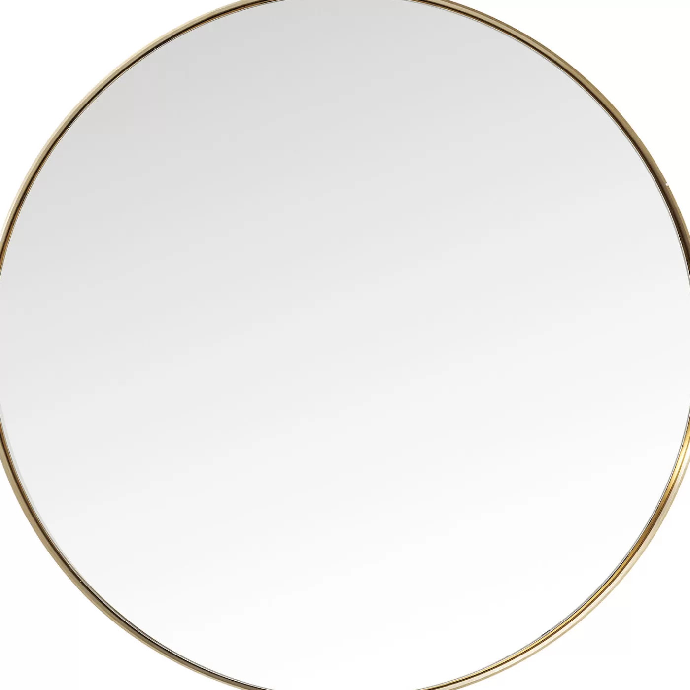 KARE Design Miroir Curve Rond Laiton O100Cm