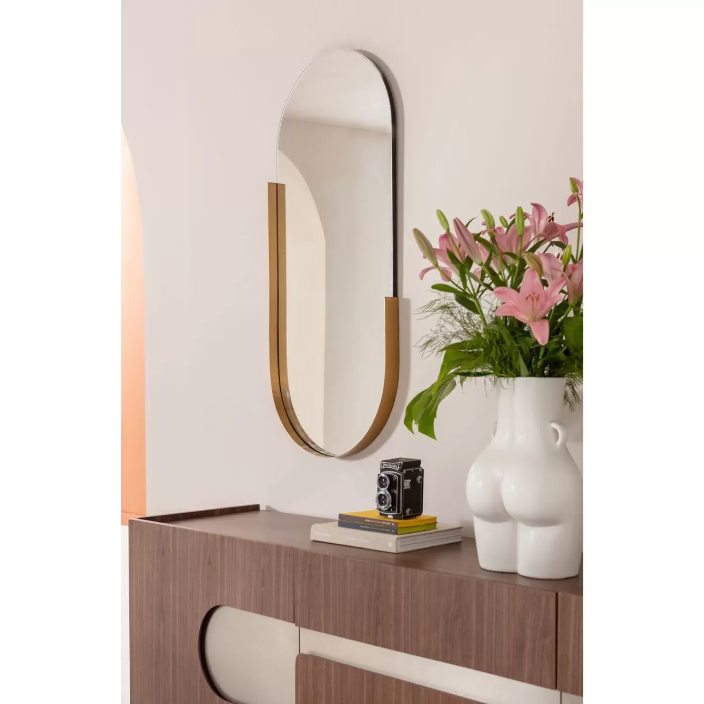 KARE Design Miroir Hipster Ovale 50X114Cm