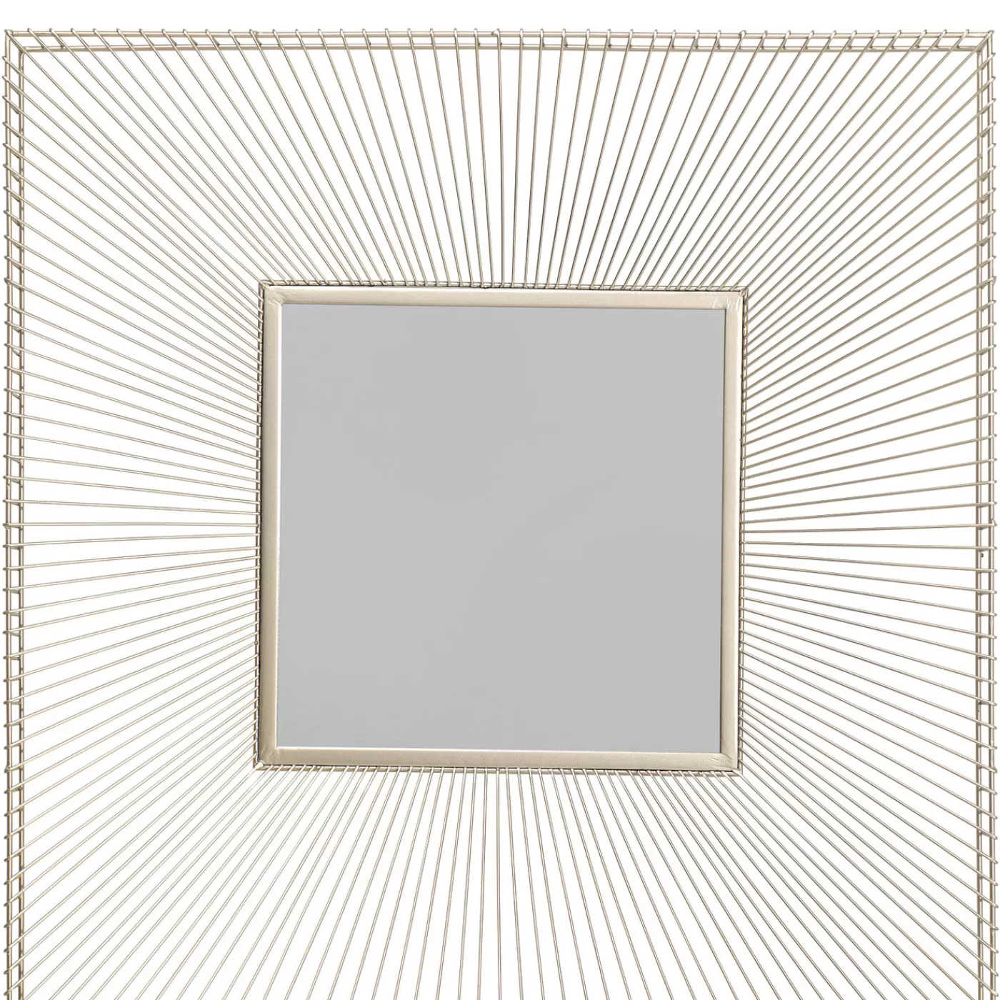 KARE Design Miroir Mural Dimension Champagne 91X91