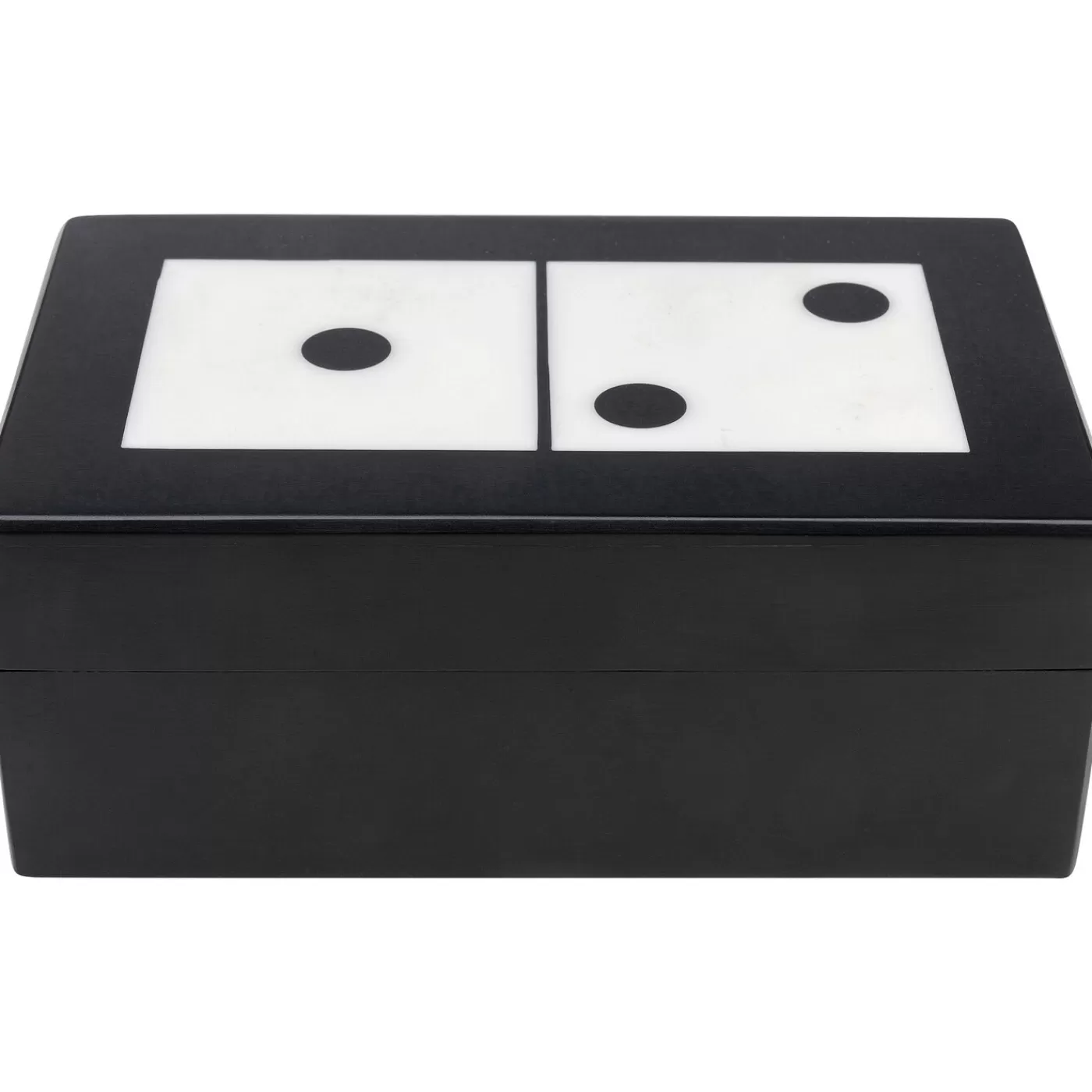 KARE Design Objet Décoratif Domino Noir/Blanc 14X5Cm