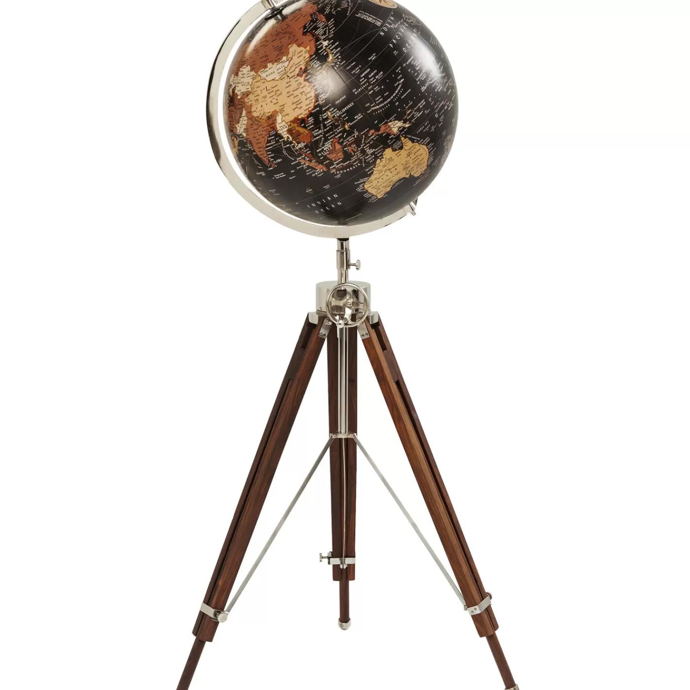 KARE Design Objet Décoratif Globe Earth Noir