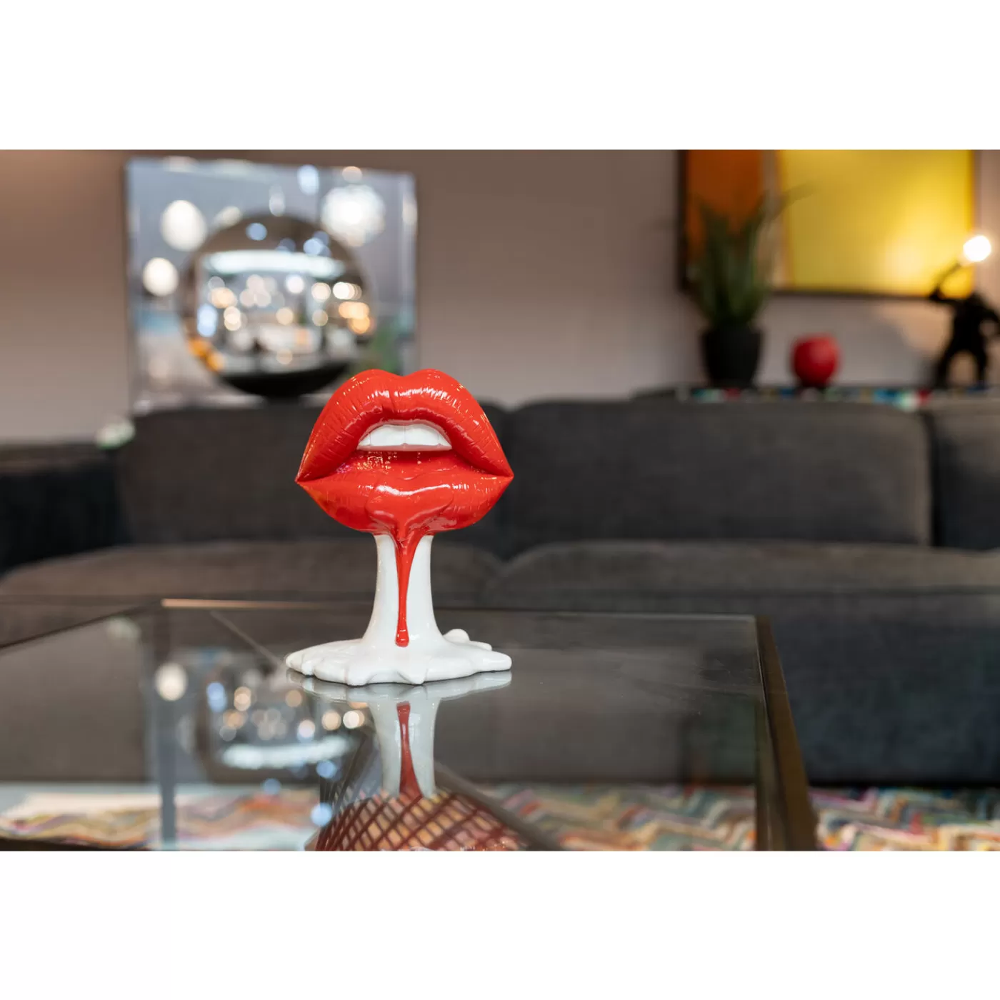 KARE Design Objet Décoratif Hot Lips 26Cm