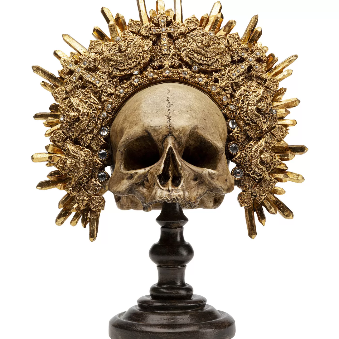 KARE Design Objet Décoratif King Skull 42Cm