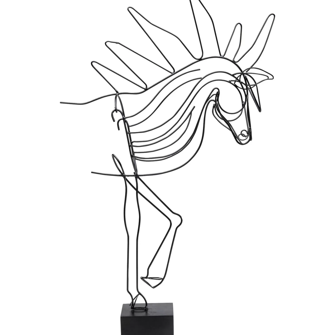 KARE Design Objet Décoratif Wire Horse 51Cm