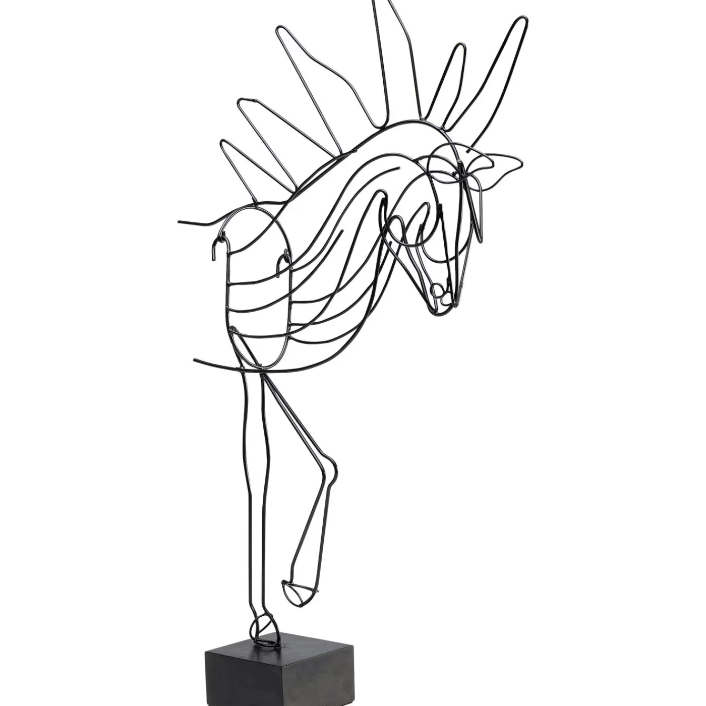 KARE Design Objet Décoratif Wire Horse 51Cm