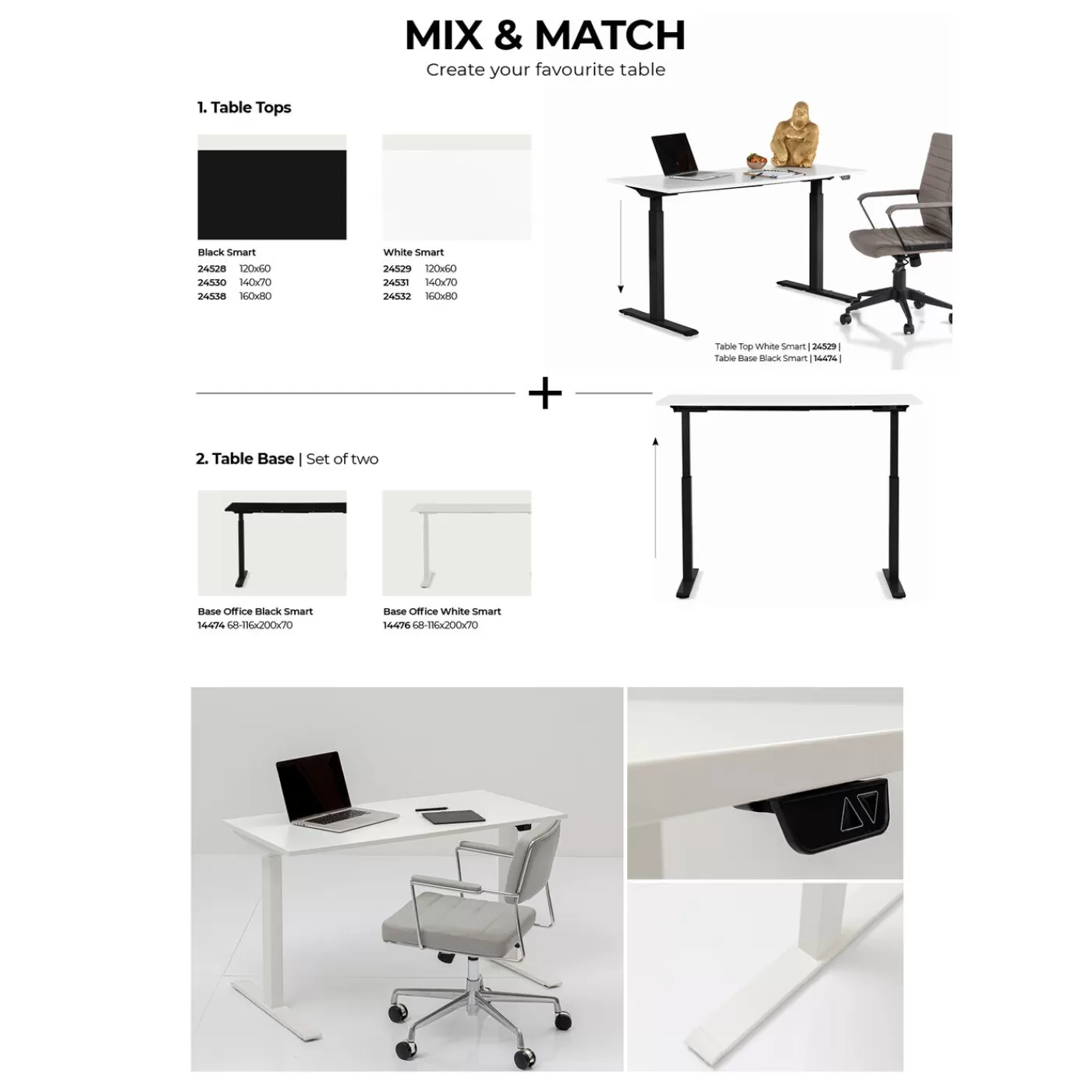 KARE Design Plateau De Table Tavola Smart Blanc 120X60Cm