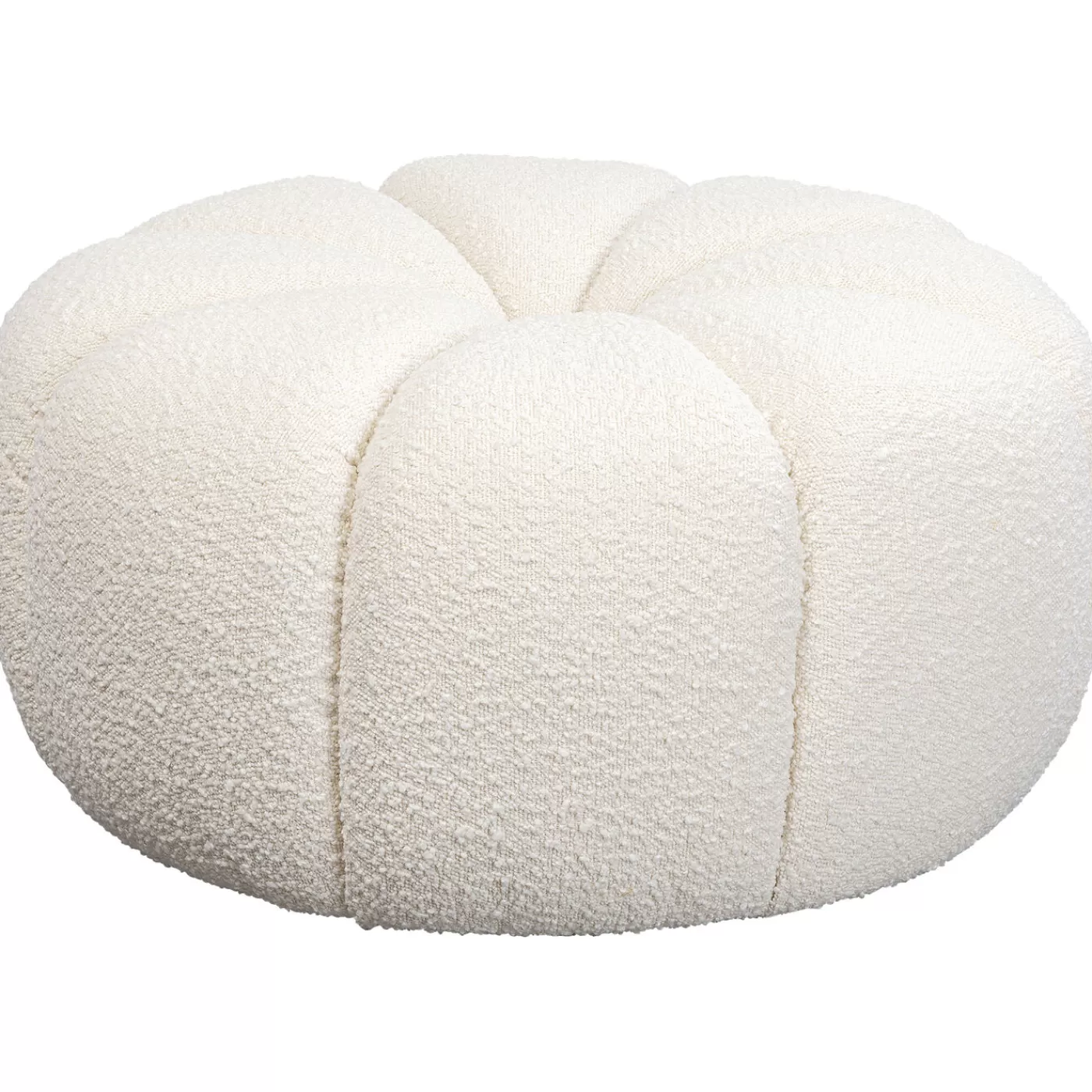 KARE Design Pouf Peppo Lounge Blanc O76Cm