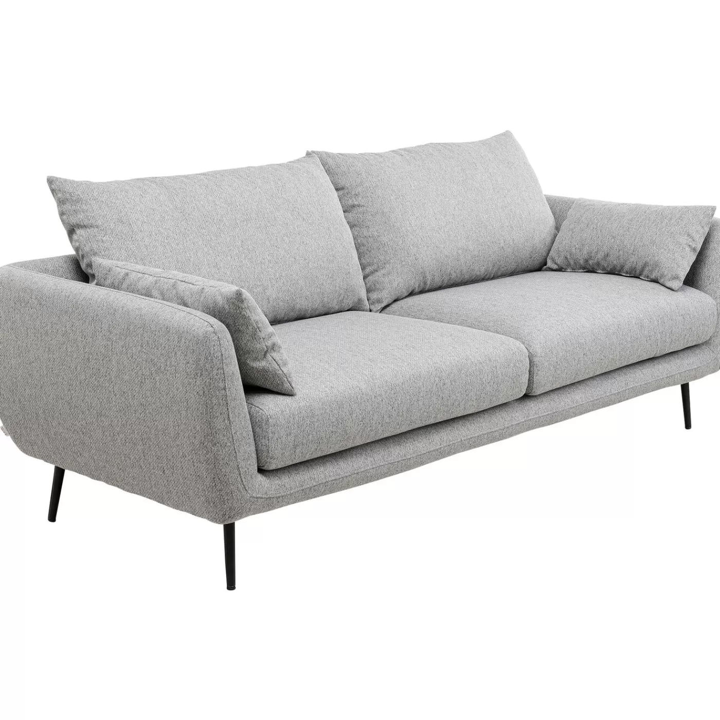 KARE Design Sofa Amalfi 2-Places Gris 219Cm