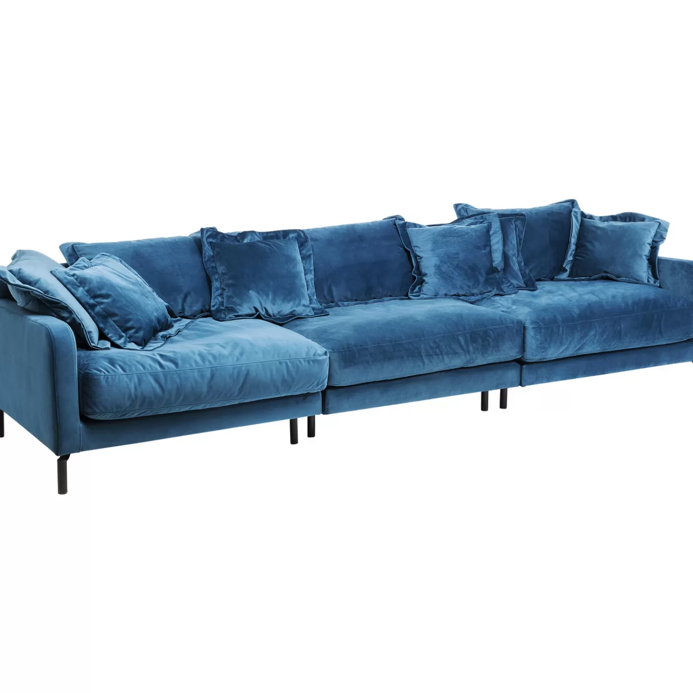 KARE Design Sofa Lullaby 3-Places Petrole