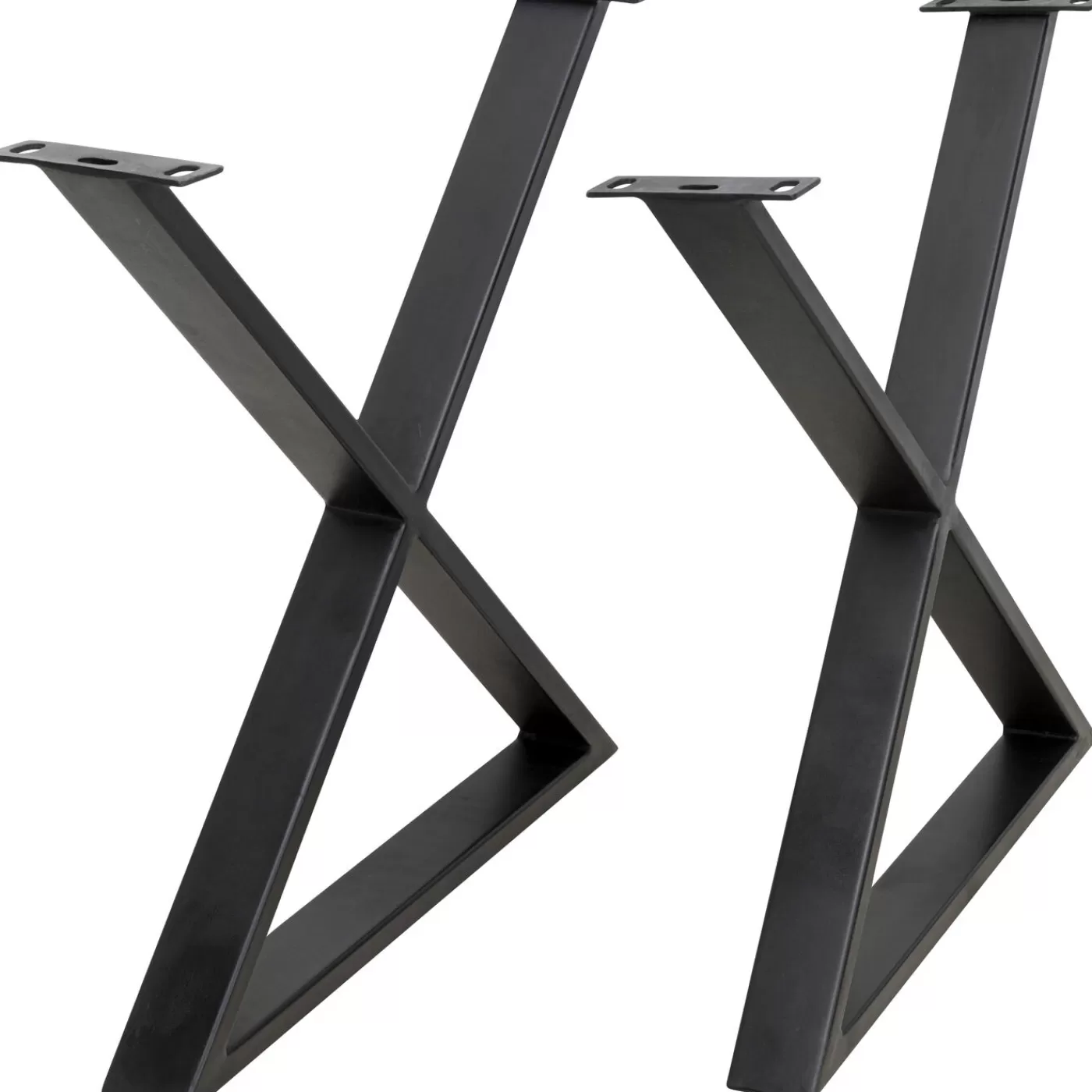 KARE Design Structure Tavola Cross Noir (2/Set)