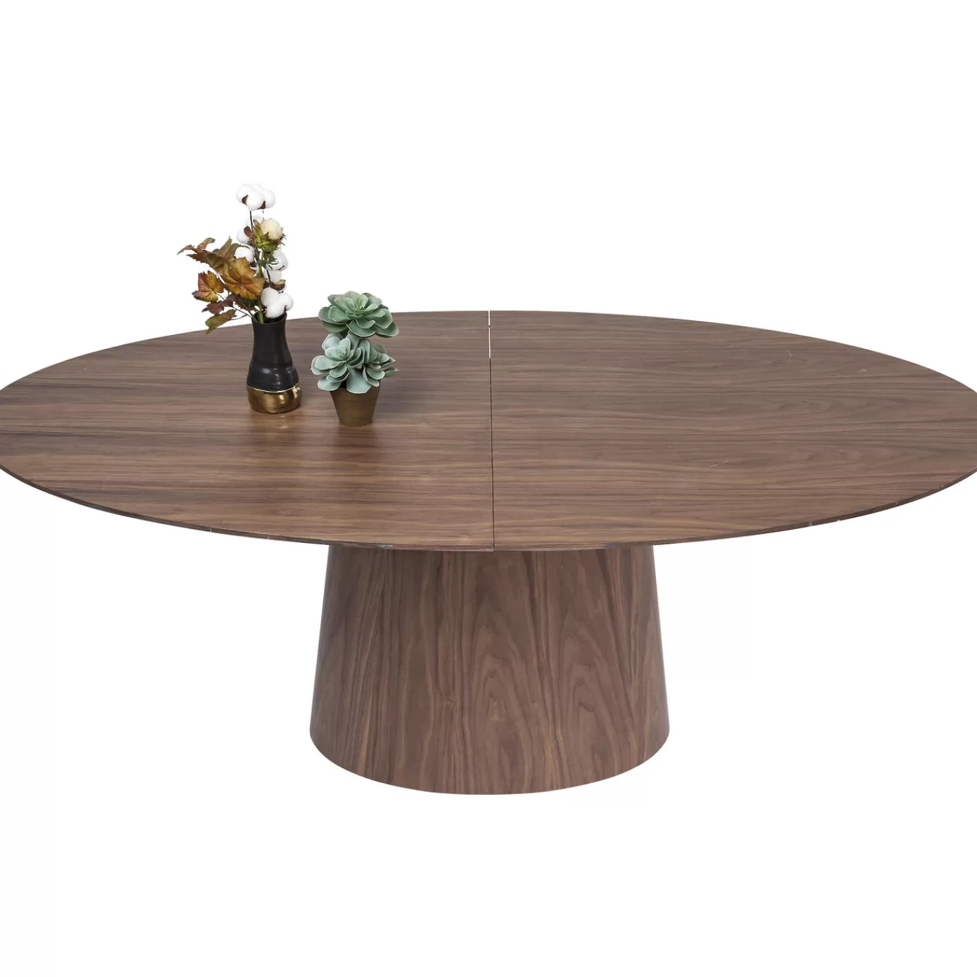 KARE Design Table A Rallonges Benvenuto Noyer 200(