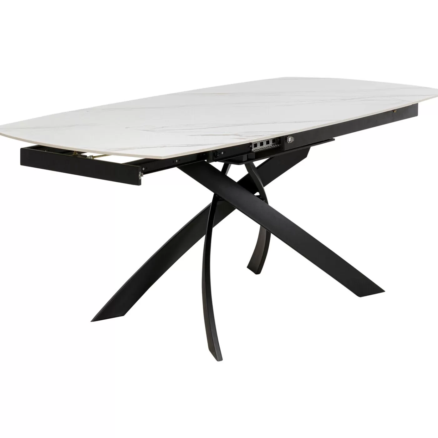 KARE Design Table A Rallonges Twist Onyx 120(30+30)X90Cm