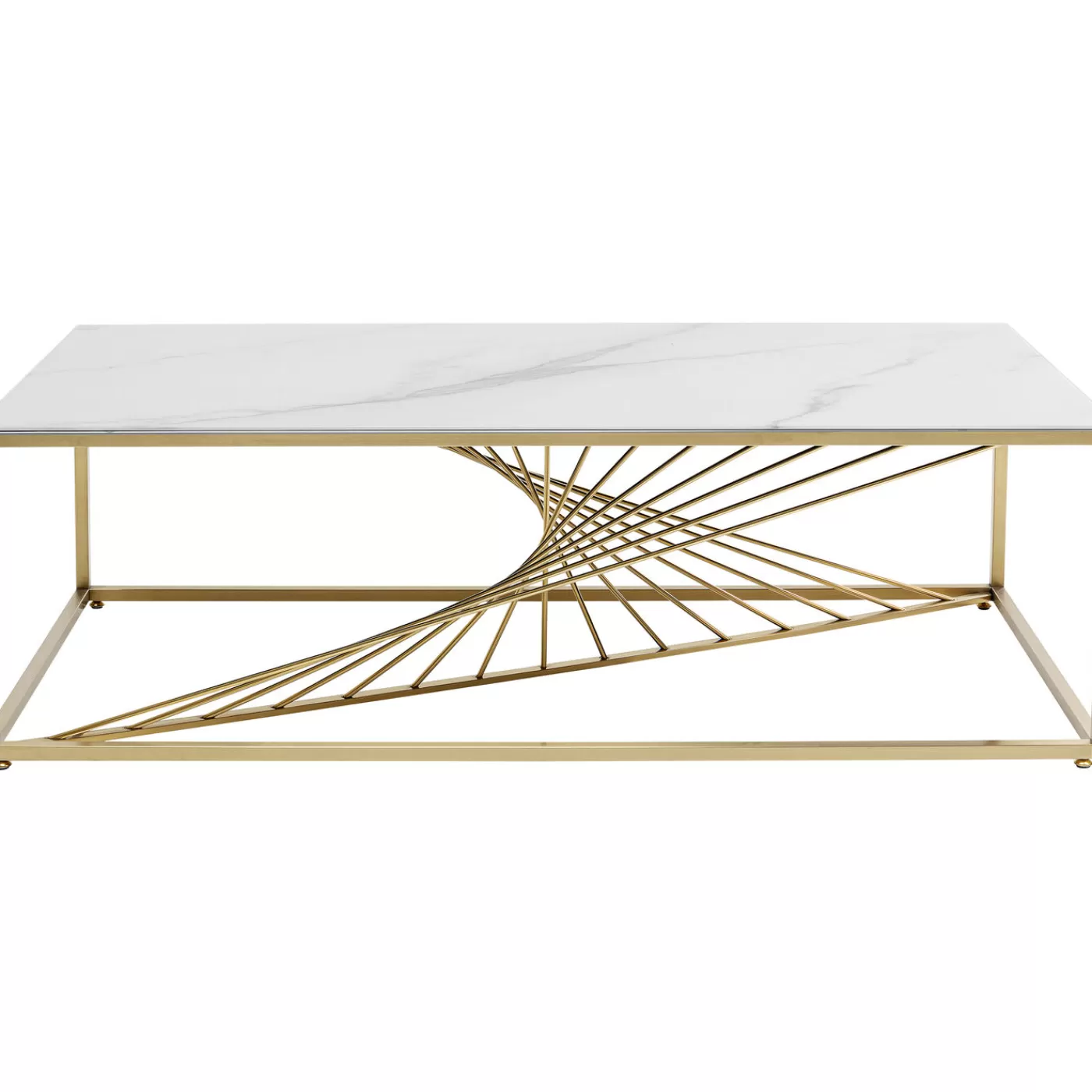 KARE Design Table Basse Art Marble Verre 140X70Cm