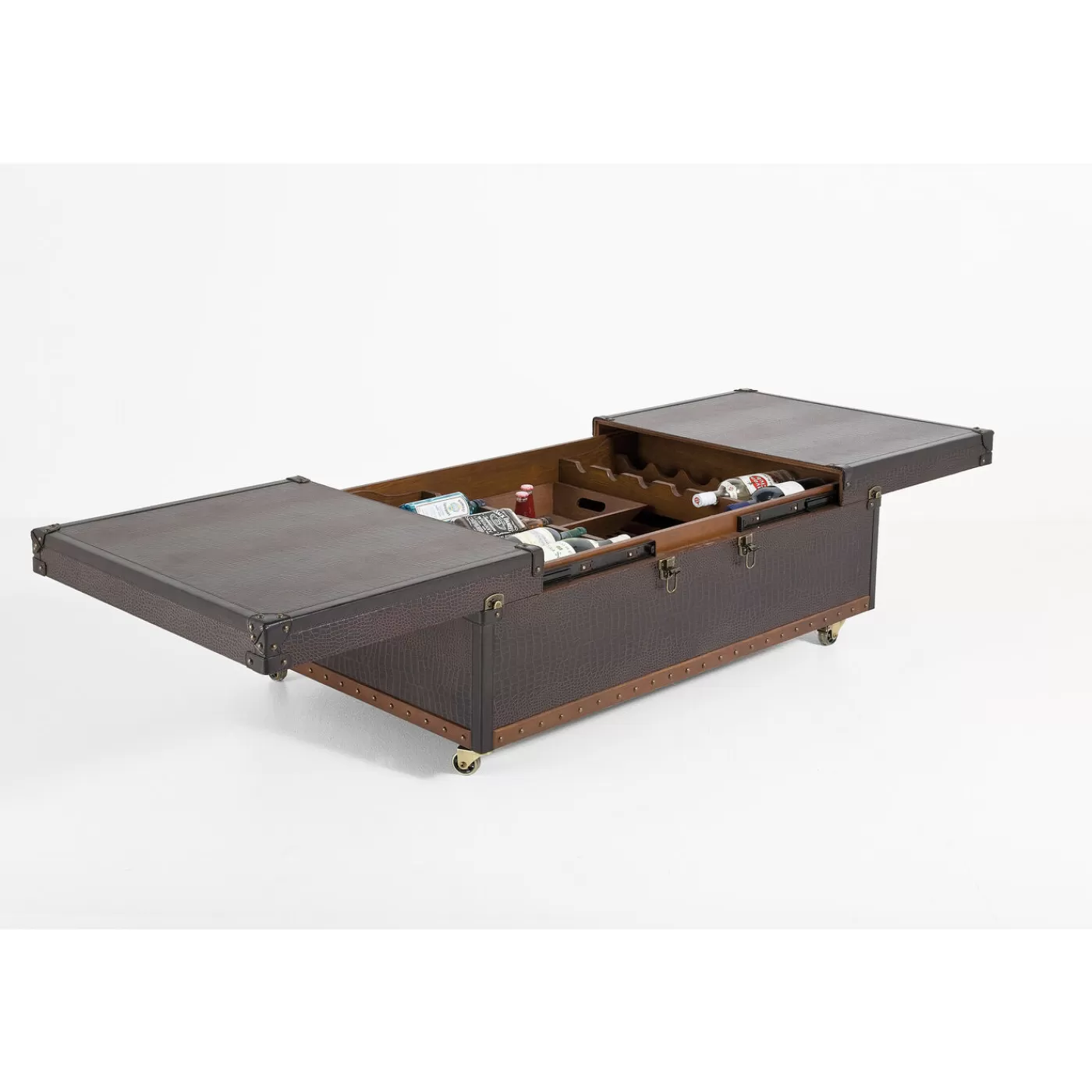 KARE Design Table Basse Bar Globetrotter 120X75Cm