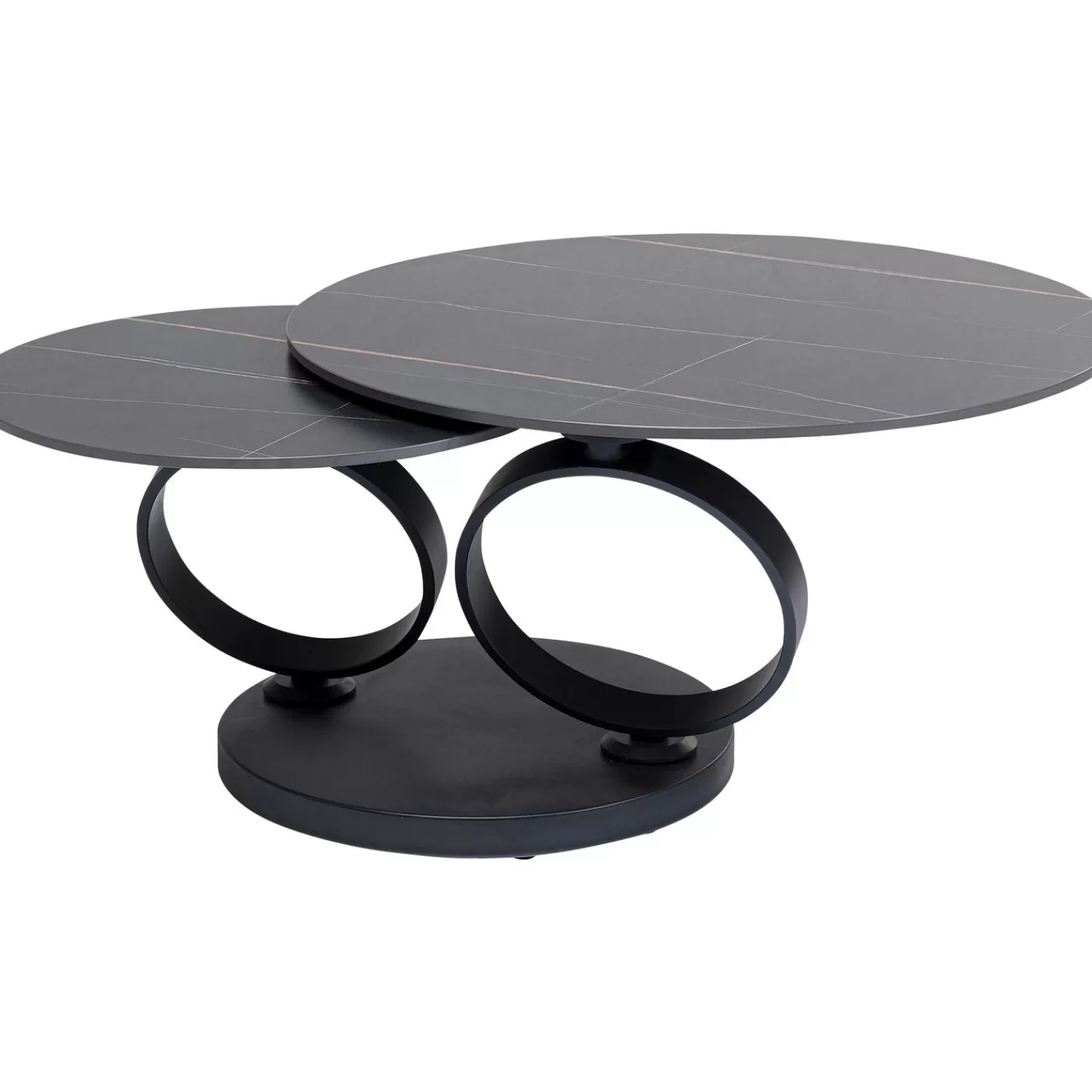 KARE Design Table Basse Beverly Noir 133X80Cm