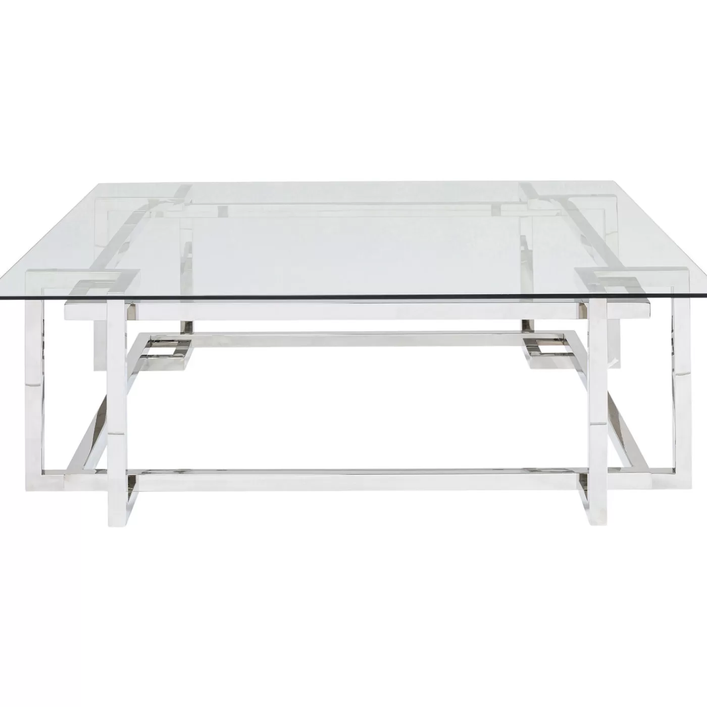 KARE Design Table Basse Clara Argente 120X120Cm