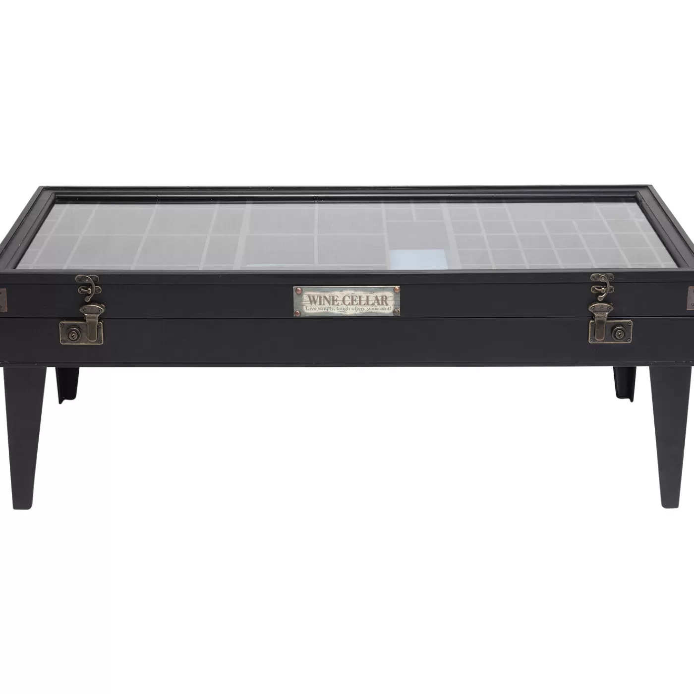 KARE Design Table Basse Collector Noir 122X55Cm