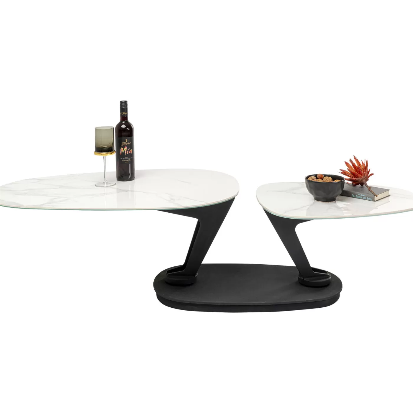 KARE Design Table Basse Franklin Blanc 150X58Cm