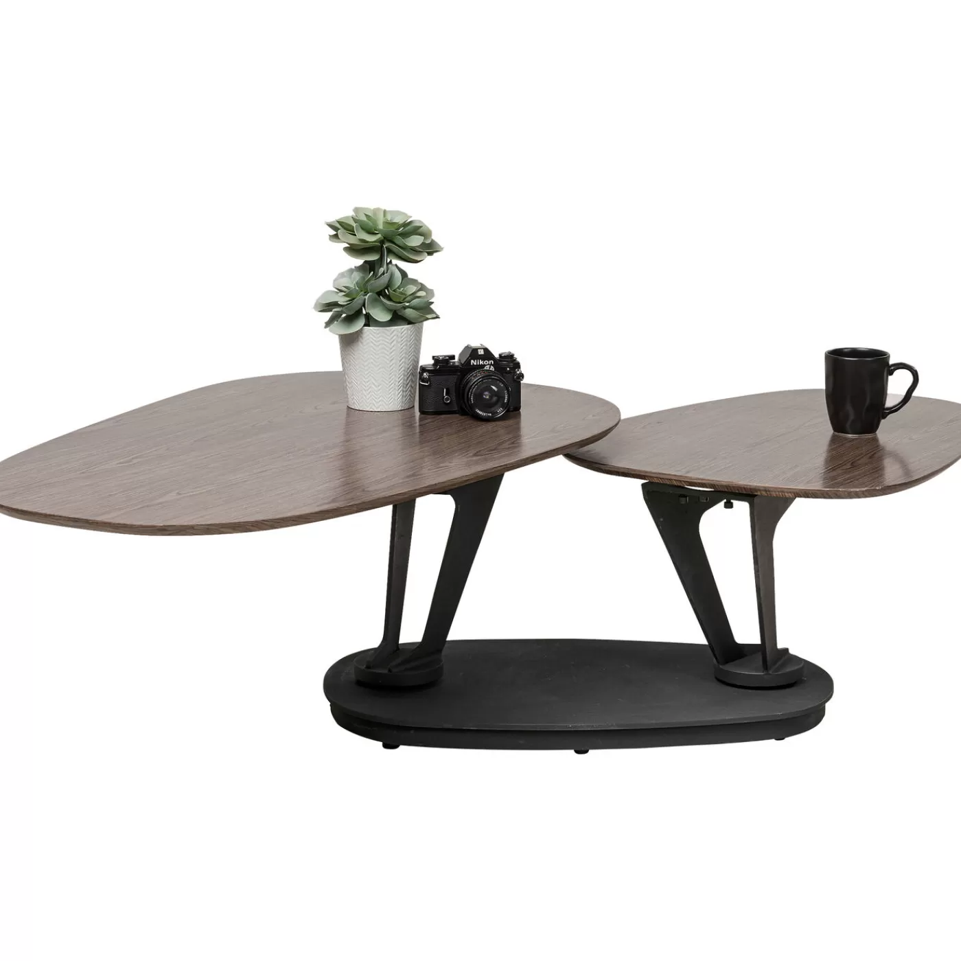 KARE Design Table Basse Franklin Wood Noyer 161X60Cm