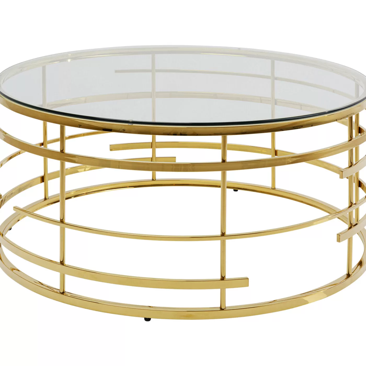 KARE Design Table Basse Jupiter Dore O100Cm