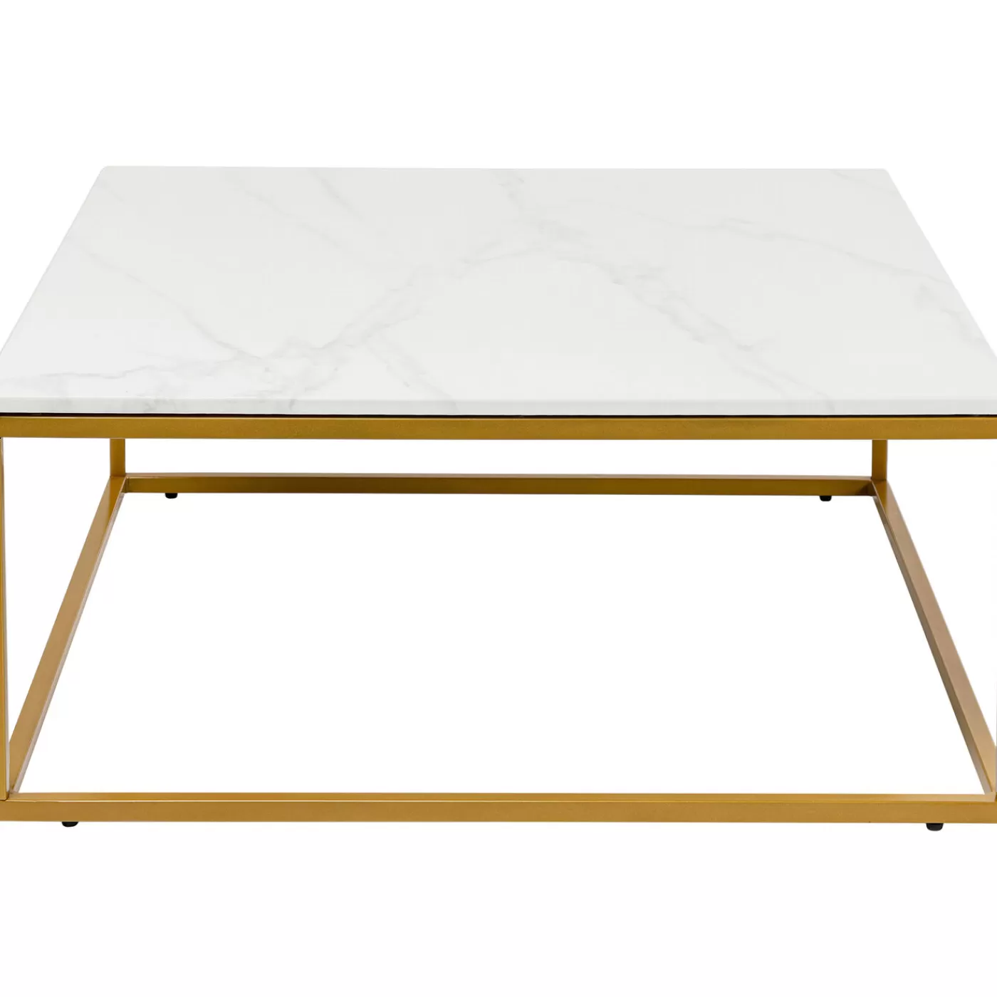 KARE Design Table Basse Key West Dore 90X90Cm