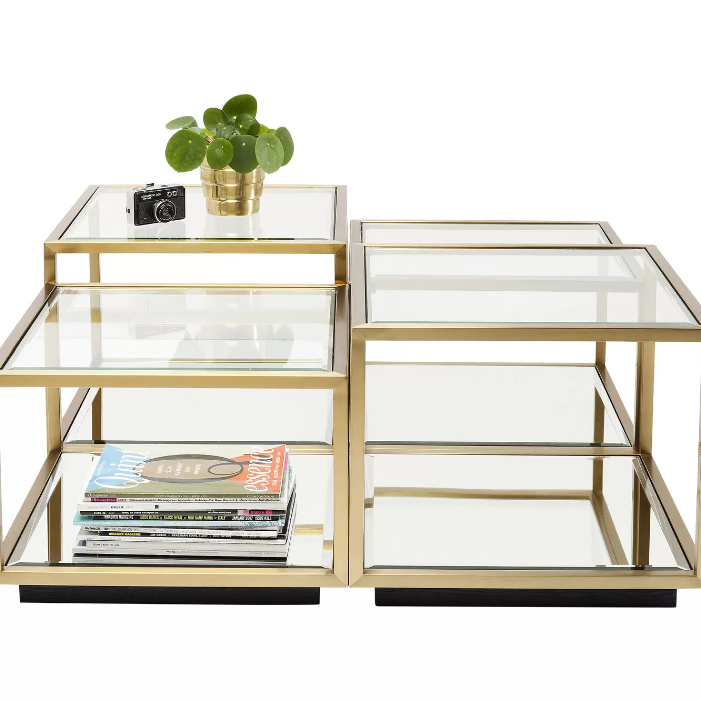 KARE Design Table Basse Luigi Dore (Jeu De 4)