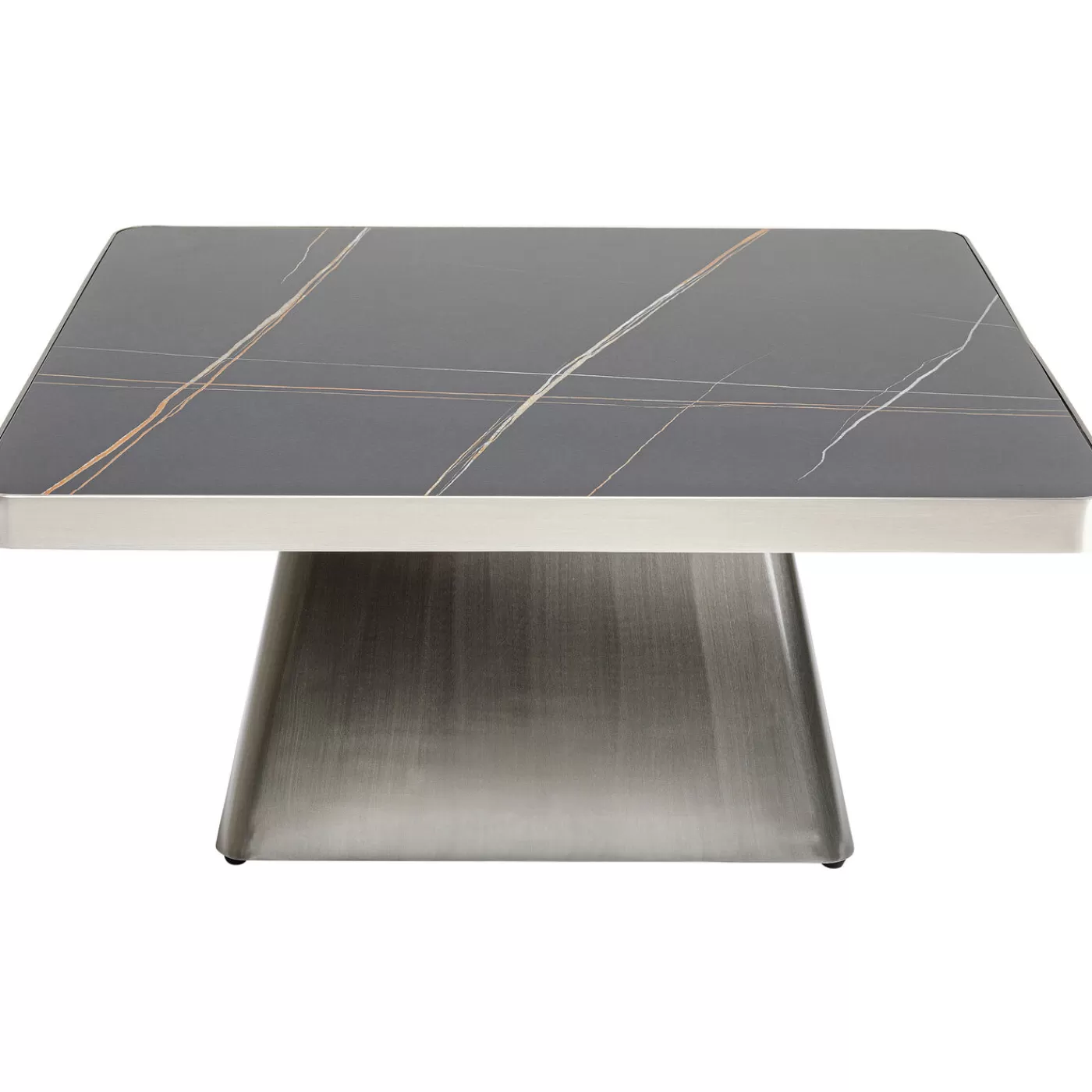 KARE Design Table Basse Miler Argente 80X80Cm