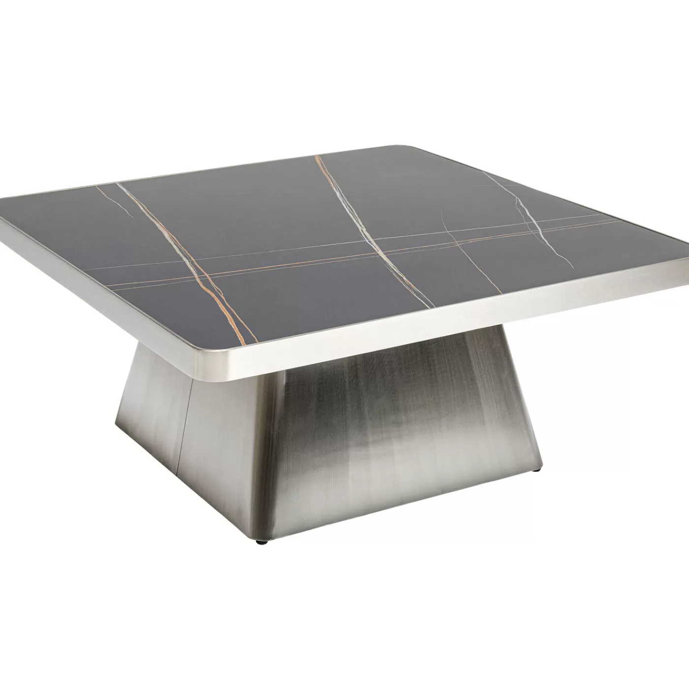 KARE Design Table Basse Miler Argente 80X80Cm